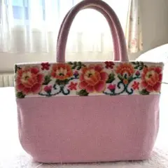 可愛い！フェイラーの花柄トートバッグ 使用期間は1ヶ月程度