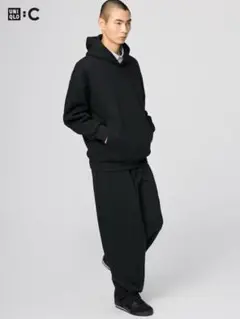 ユニクロC スウェットワイドパンツ/丈長め