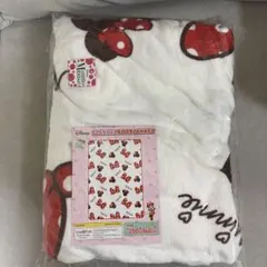 Disneyミニーマウス　フランネルボアブランケット