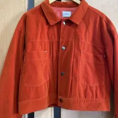 オレンジ クロップドジャケット Fサイズのサムネイル