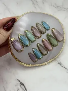 マグネット　カラフルネイルチップ現品