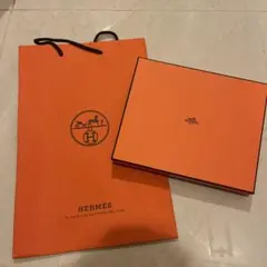 HERMES オレンジ ショップ袋・ボックス