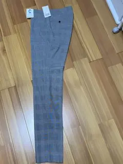 新品未使用】P.S.FA スーツパンツ グレー ストライプ ストレッチ
