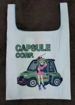 グラニフ ドラゴンボール エコバッグ 鳥山明 ホワイト　ブルマ