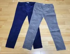 LEPSIMコーディロイスリムパンツ2枚セット