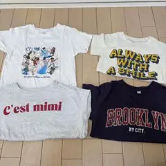 キッズ 半袖Tシャツ 4枚セット 묶음 판매 120cm