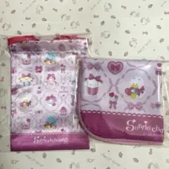 サンリオ くるっとまわしてサマーチャレンジ 巾着＆プチタオル