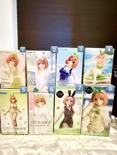 バラ売り可　五等分の花嫁 中野四葉 フィギュア 8体セット