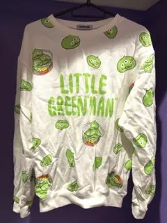 PUNYUS リトルグリーンメン トレーナー L