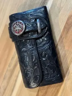 【期間限定値下げ】ALZUNI アルズニ 牛革 本革 長財布メンズ ブラック