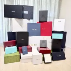 【大量】 ブランド空箱 まとめ売りティファニー ディオール、サンローラン プラダ