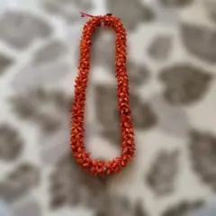 フラダンス用レイ　オレンジ