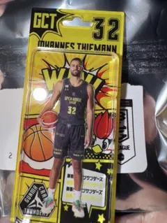 群馬クレインサンダーズ JT ヨハネスティーマン ブリスター風キーホルダー