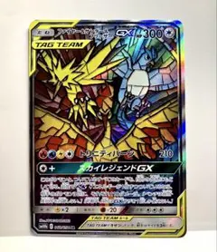 サ*タ様 ファイヤー&サンダー&フリーザーGX SR SM10b ポケモンカード PSA10】 ファイヤー&サンダー&フリーザーGX 《SA》 (SR) {060/054