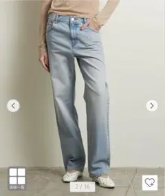 新品未使用ATTISESSIONワイド デニムパンツ 4/402 36 | Mercari