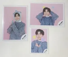 なにわ男子 長尾謙杜 公式写真 グリーティングフォト グリフォ ねずみ