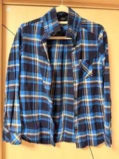 AZUL by moussy チェック柄 長袖シャツのサムネイル