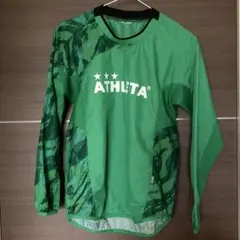 ATHLETA アスレタ 150 長袖 ピステ グリーン シャカシャカ サッカー
