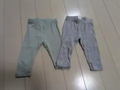 H&M オーガニックコットン ボトムス 74cm 2色セット