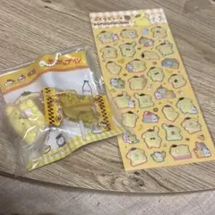 ポムポムプリンシール　ガチャガチャセット