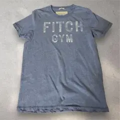 アバクロンビー&フィッチ 半袖Tシャツ 杢ブルー Mサイズ おまとめ割有り❣️