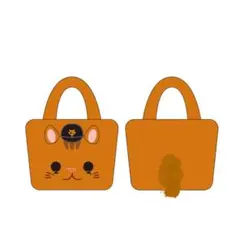 読売ジャイアンツ パペット 小林誠司 リスがコバ もこもこトートバッグ 巨人