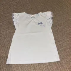 parentsdream リボン付き フリル袖 Tシャツ 120のサムネイル