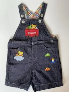 miki HOUSE デニムロンパース 90