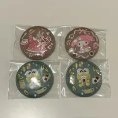 サンリオ 刺繍缶バッジ