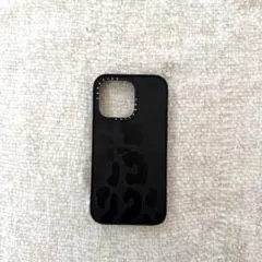 Casetify レオパード柄 ブラック ケース iPhone15 - メルカリ