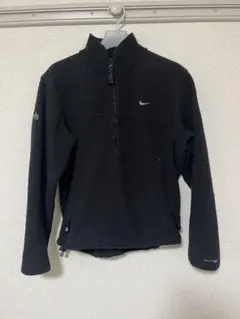 nike acg 90s フリース　プルオーバー　ハーフジップ　グレー