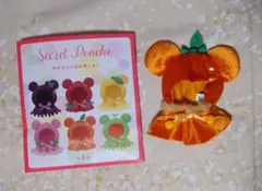 ディズニー　シークレットポンチョ　オレンジ①