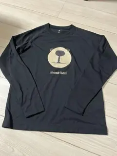 美品　mont-bell ロンT モンタベア　クマ　ベア