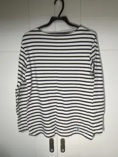 ORCIVAL 七分袖カットソー サイズ4 ホワイト・ネイビー