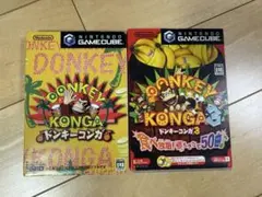 ゲームキューブ用カセット ドンキーコンガ1,3