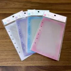 クーリア はってはがせる とうめいシールシート 純正 リフィル 4色セット