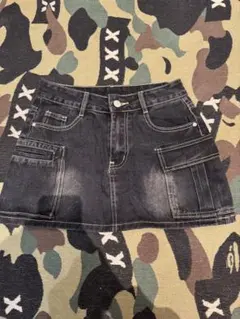 EMMY ロゴデニムミニスカート