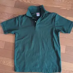 ほぼ新品　半袖ポロシャツ　グリーンのサムネイル