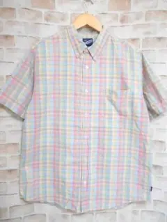 XLARGE エクストララージ マルチカラー ボタンダウン 半袖シャツ