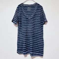 VネックTシャツ Mサイズ レディース メンズ ユニセックス トップス 夏