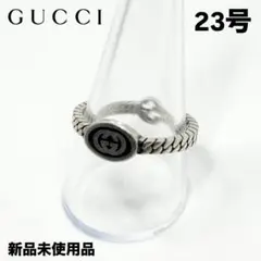 GUCCI 新品同様品　インターロッキングリング　刻印23 極美品　22号 楽天市場】GUCCI グッチ 指輪インターロッキングGロゴフラワー