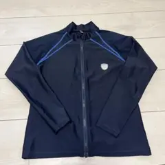 K-SWISS ラッシュガード ネイビー 140cm ジップアップ　スクール