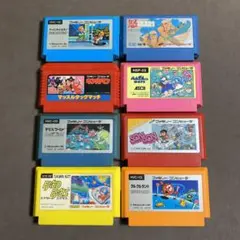 ファミコンソフト8本　二人プレイが楽しいセット　ソンソン・怒・キン肉マン等
