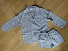 GRL ベージュ系チェック テーラードジャケット上下セット