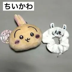 ちいかわ　うさぎぬいぐるみパスケースポーチ　モモンガシュシュ　2個セット