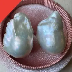訳ありお得品 大粒 バロックパール オイスターパール 一粒 ピアス シルバー