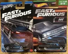 ホットウィール ワイルドスピード2台セット　エルカミーノ & デトマソパンテーラ