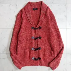 極美品♪Lサイズ ALPHA アルファ カシミヤウール ニットカーディガン