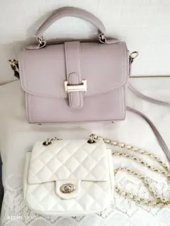 ベリアミミバック チェーンハンドルMIMIバッグ White - メルカリ