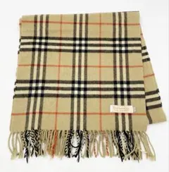 Burberr バーバリー　100% カシミヤ　チェック　マフラー　ノバ 冬
